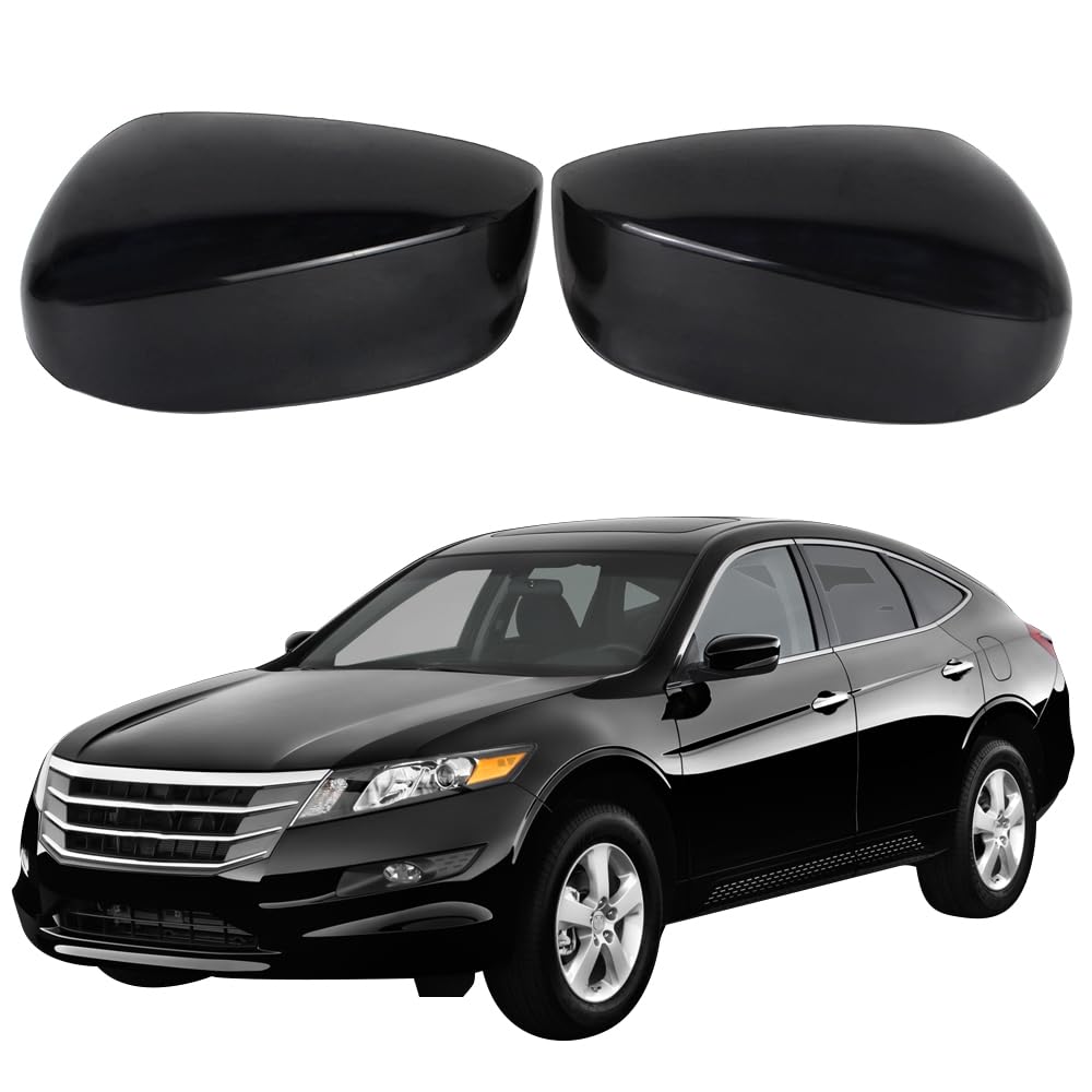 COOL STAR Honda Accord front driver side mirror cover in glossy black for a seamless look
