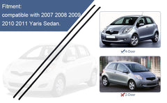 COOL STAR molding side right for Toyota Yaris 2007-2011 improves edge alignment