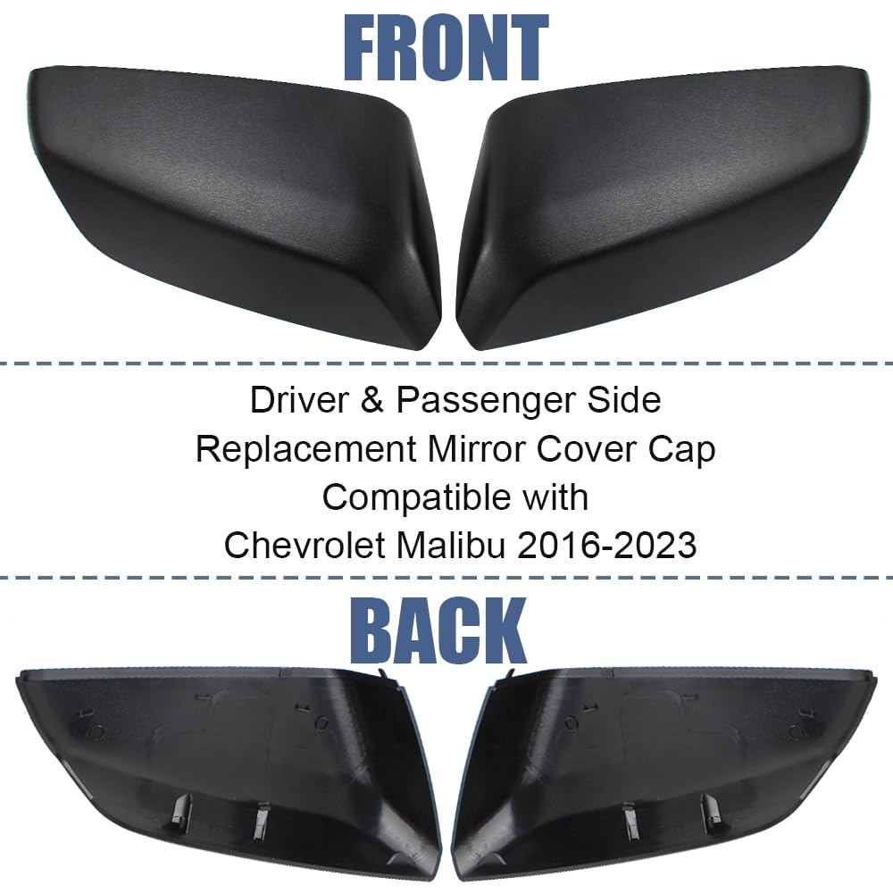 Cool Star Malibu mirror cover rear exterior view, sleek matte finish