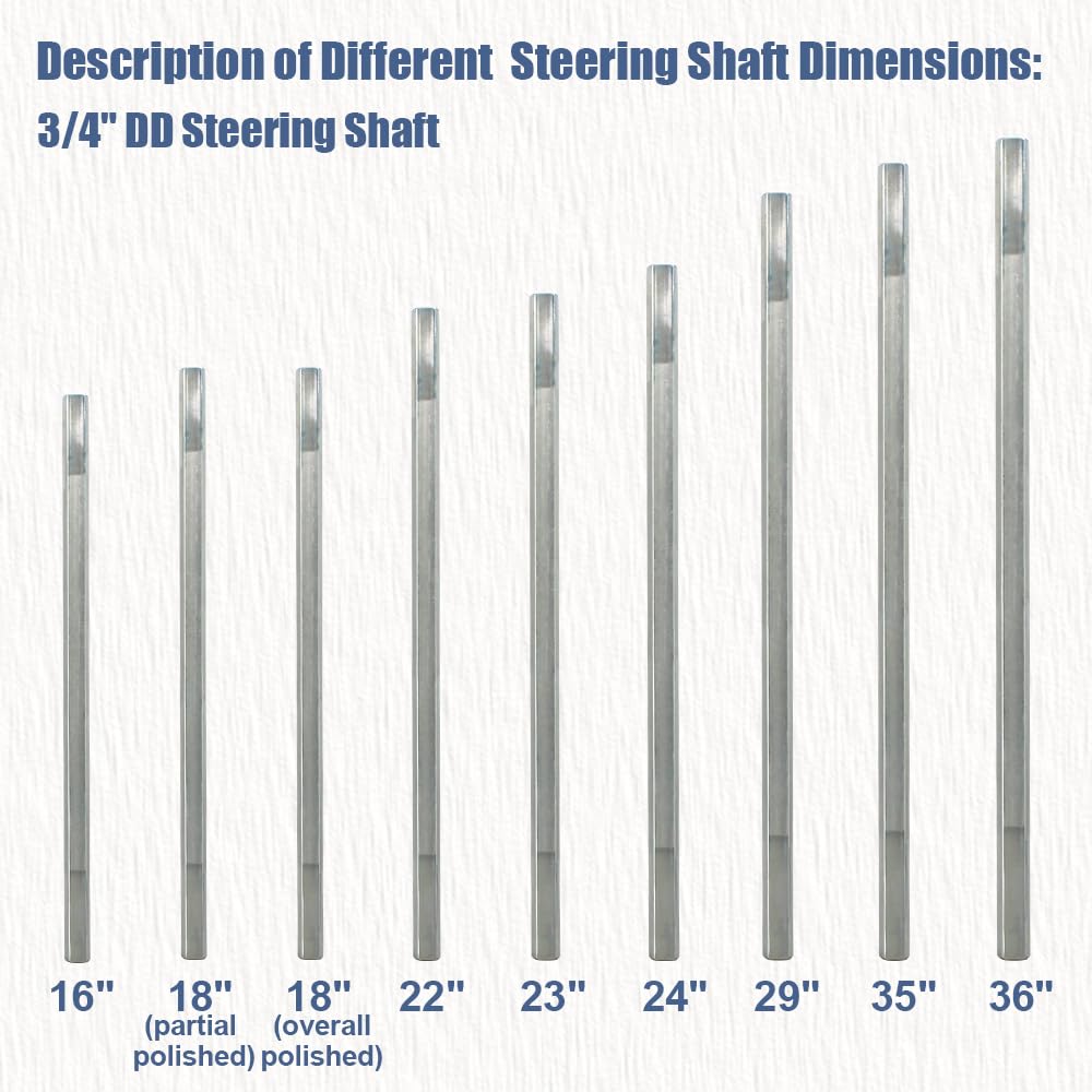 COOL STAR steering shaft installation-friendly design helps straightforward mounting.