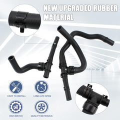 Cool Star tee-connection hose closeup, sturdy T-branch for reliable flow.