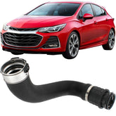 Cool Star turbocharger intercooler air inlet hose in engine bay improves Cruze airflow.