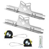 COOLWOLF wheel alignment tool plates 2-pack for precise toe measurements.