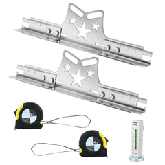 COOLWOLF wheel alignment tool plates 2-pack for precise toe measurements.