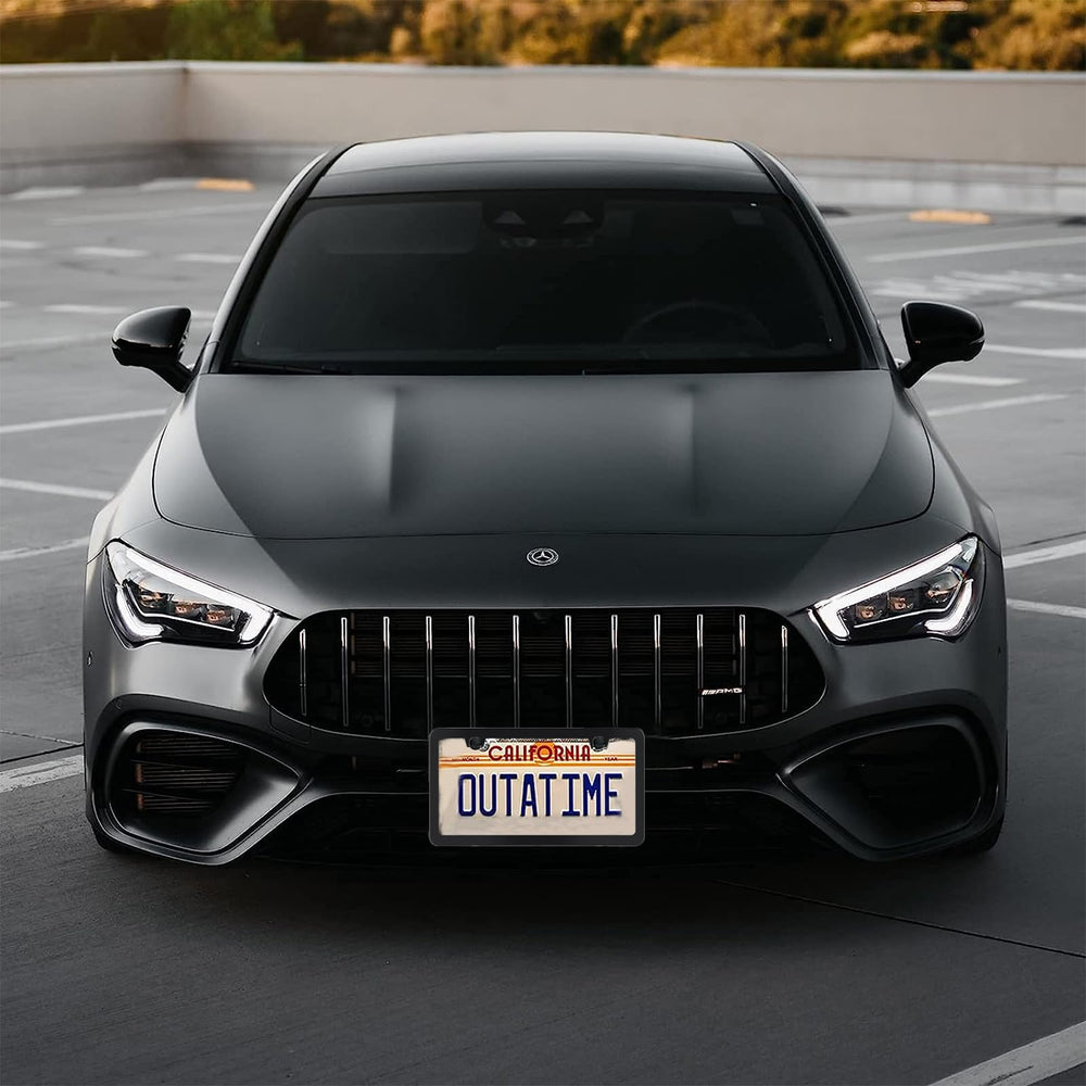 CopVner universal-fit license frame fits front or rear plates.