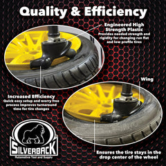 Compatible with Corghi, Hunter TCX, and MTS tire changers.