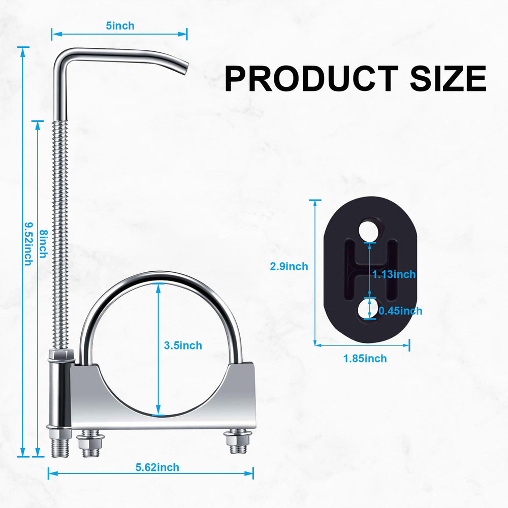 COROTC 5.5-inch threaded hanger length enables secure fit and easy adjustment.