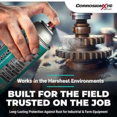 CorrosionX protects battery posts and grounding lugs without conductivity risk.