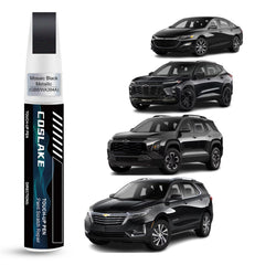 COSLAKE touch-up paint Mosaic Black Metallic bottle shown for Chevrolet repairs