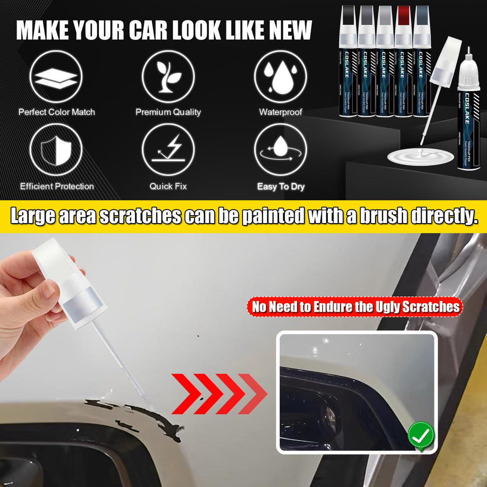 COSLAKE disposable micro-applicators for precise, mess-free touch-ups.
