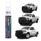 COSLAKE Bright White PW7/GW7 touch-up paint bottle for Dodge Ram color matching.
