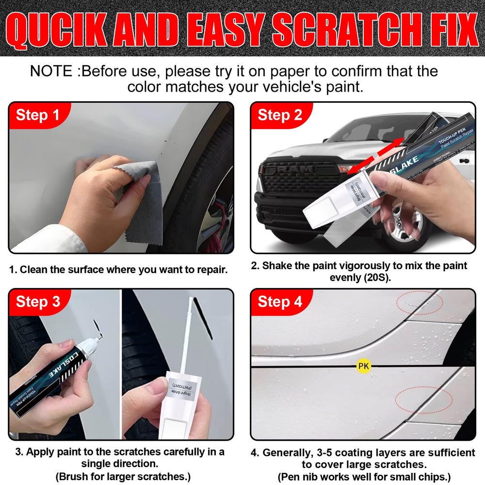 COSLAKE fast-drying scratch repair in action on RAM panel