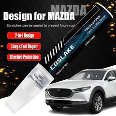 COSLAKE Mazda scratch repair pen and brush enable precise application on scratches