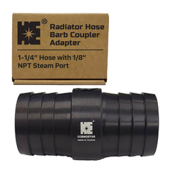 Cosmostar radiator hose barb coupler for LS swap with secure fit and leak-free connection