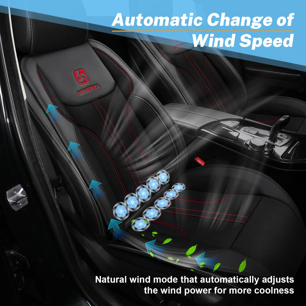COTHERIXA cooling car seat cushion soft rubber surface feels comfortable.