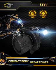 Off-road use prepared H13 bulbs with reliable brightness in rough conditions