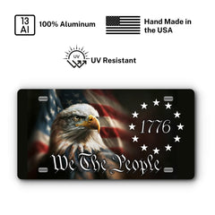 Cover My Plate USA-made aluminum plate close-up shows durability and quality.