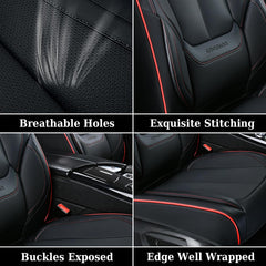 Coverado airbag-safe seating preserves safety and accessibility.