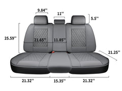 Airbag and seatbelt access preserved by Coverado seat covers design