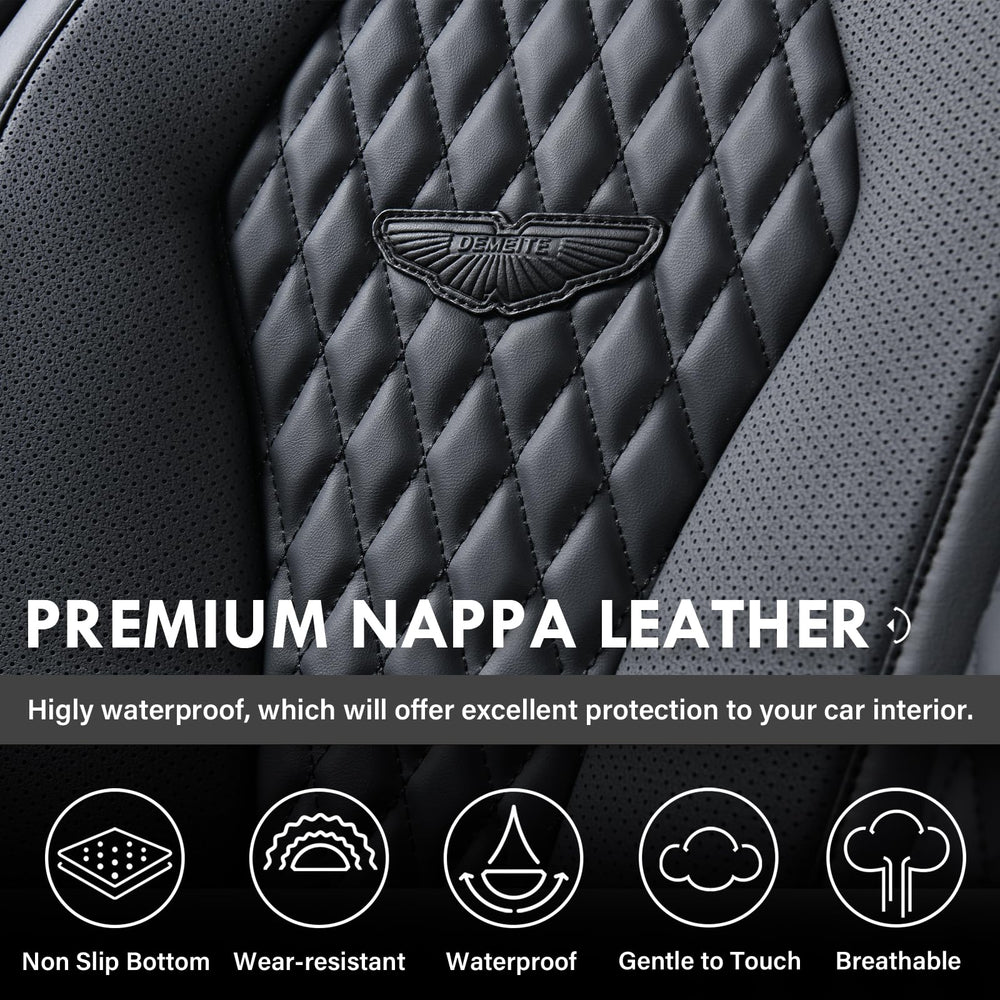 Coverado black color option for durable protection and interior style.
