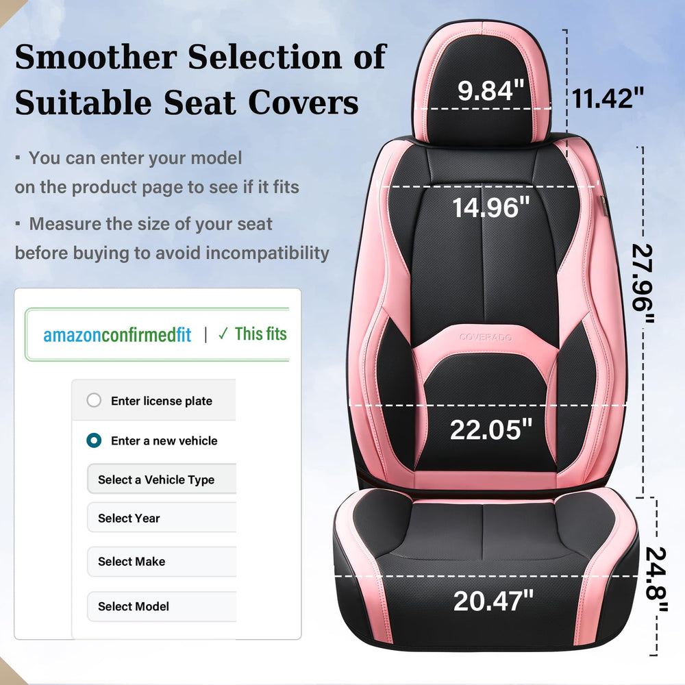 Coverado black and pink stitching design for stylish interior