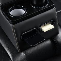 Coverado durable PU leather adds subtle luxury to the cabin.
