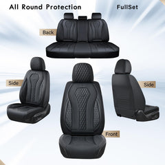 Coverado durable leatherette adds luxury and easy maintenance