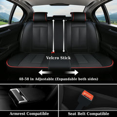 Coverado front-seat pillow detail highlights comfortable headrest support.
