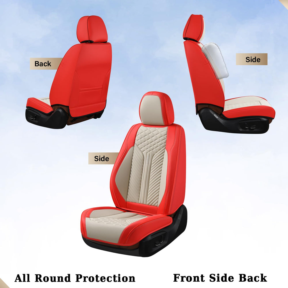 Coverado leather perforated Nappa texture close-up highlighting breathable comfort