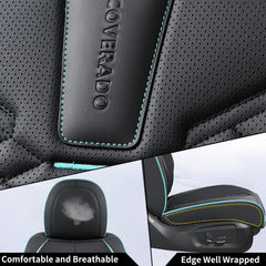 Coverado leather seat cover universal fit—3D modeled for many vehicle types
