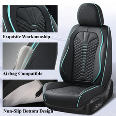 Coverado leather seat cover waterproof material—resists spills and splashes