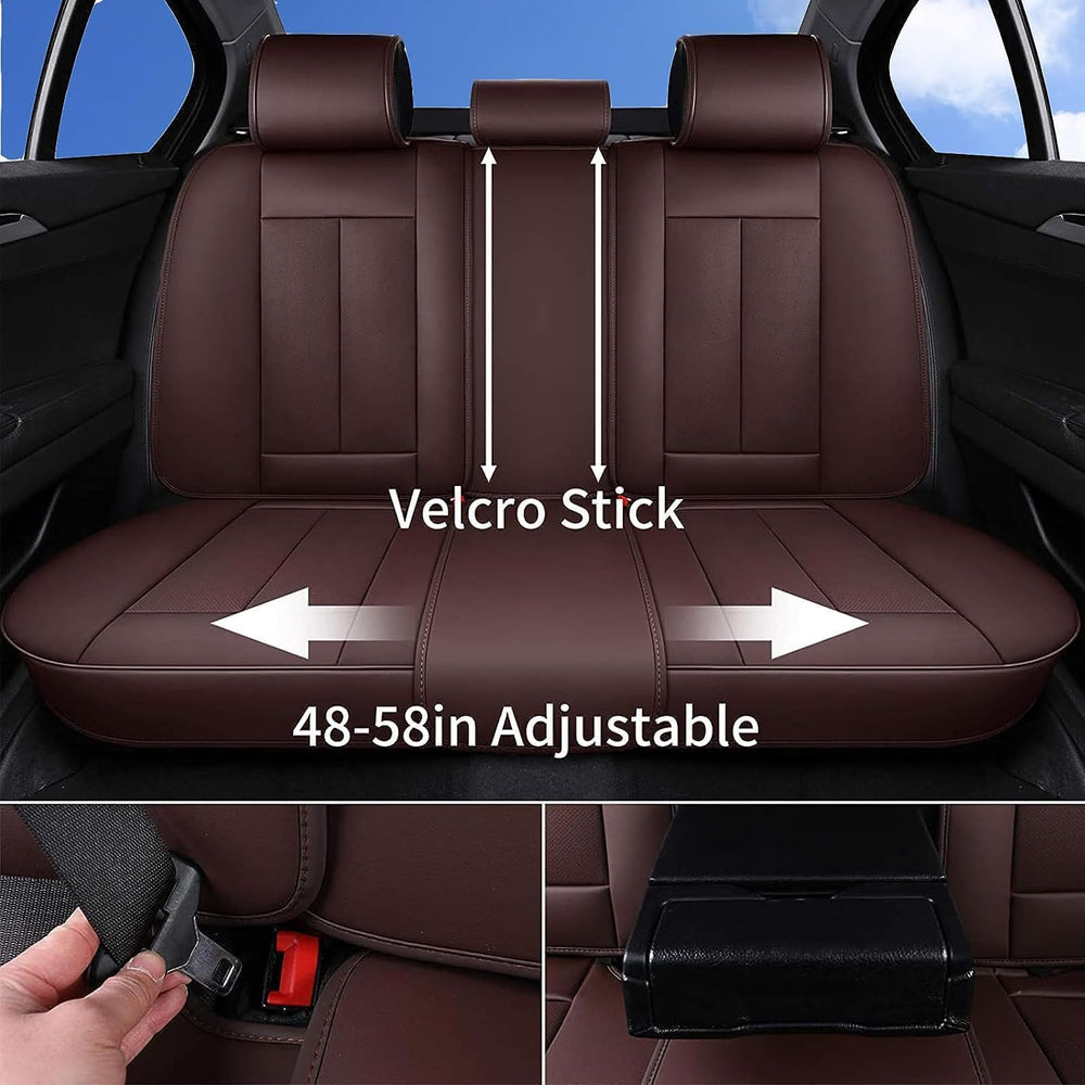 Coverado back seat covers protect rear seating from spills.