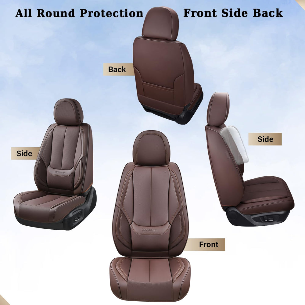 Coverado NAPPA leather seat covers with premium feel.