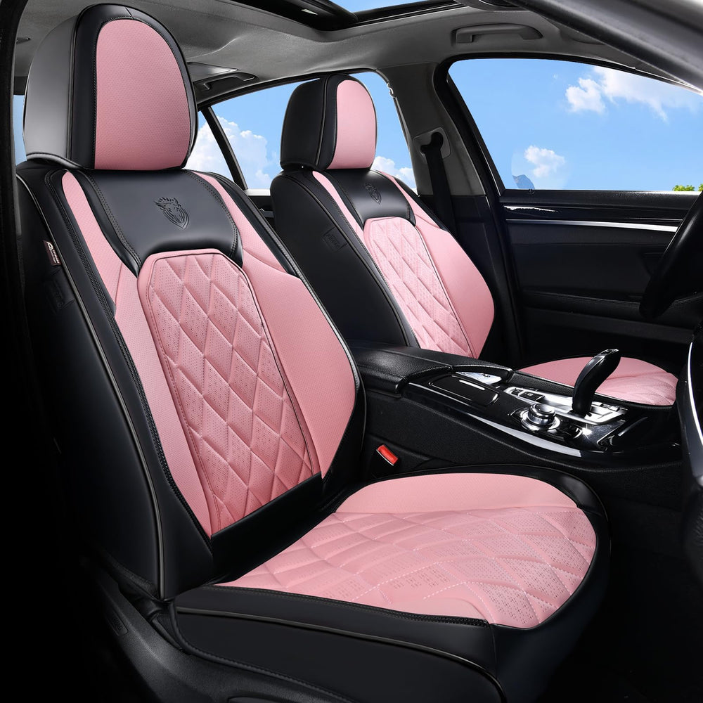 Package contents show two front covers, three rear covers, and manual included by Coverado.