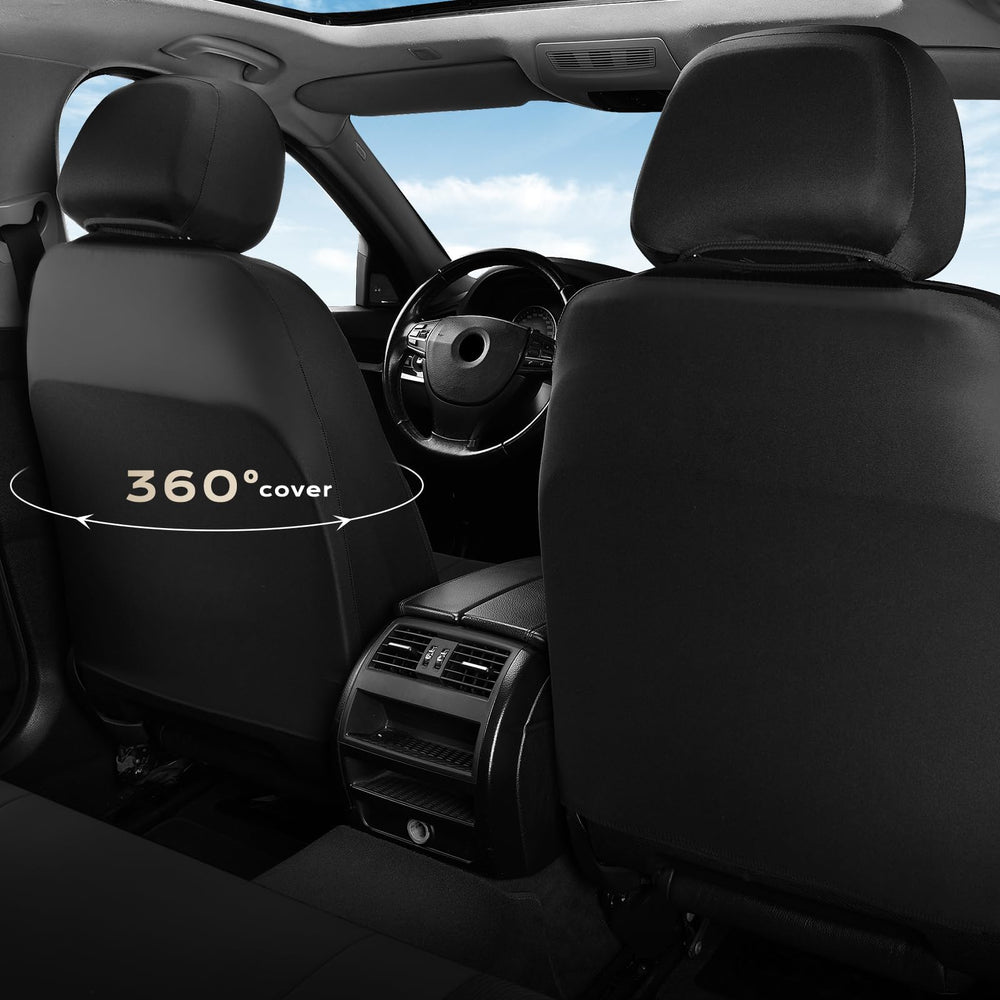 Coverado pet-friendly seat protectors guard against claws and spills.