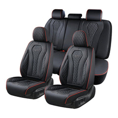 Coverado premium leather front seats offering luxury protection and durable comfort
