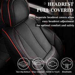 Coverado seat cover detail stitching emphasizes craftsmanship and durability