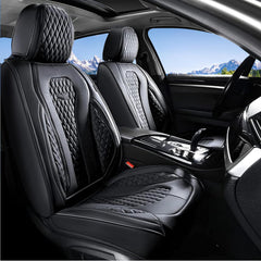 Coverado seat covers front seats in black for a sleek, durable upgrade