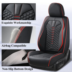 Coverado seat covers installation easy with clips and hooks for a secure fit