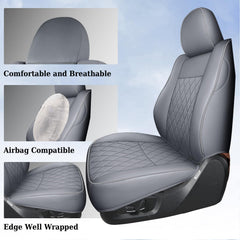 Wipe-clean surface on Coverado Tacoma seat covers after a spill.
