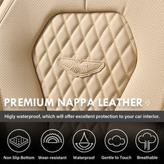 Coverado three piece rear seat design enables secure installation and flexible fit