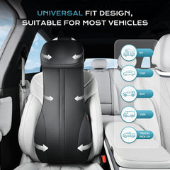 Coverado universal-fit car seat adapts to sedans, SUVs, trucks, and vans.