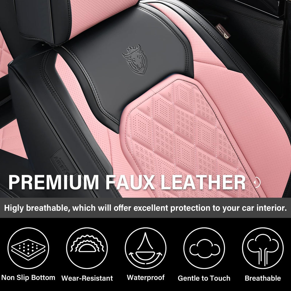 Universal fit for most cars, SUVs, and trucks with Coverado seat covers.