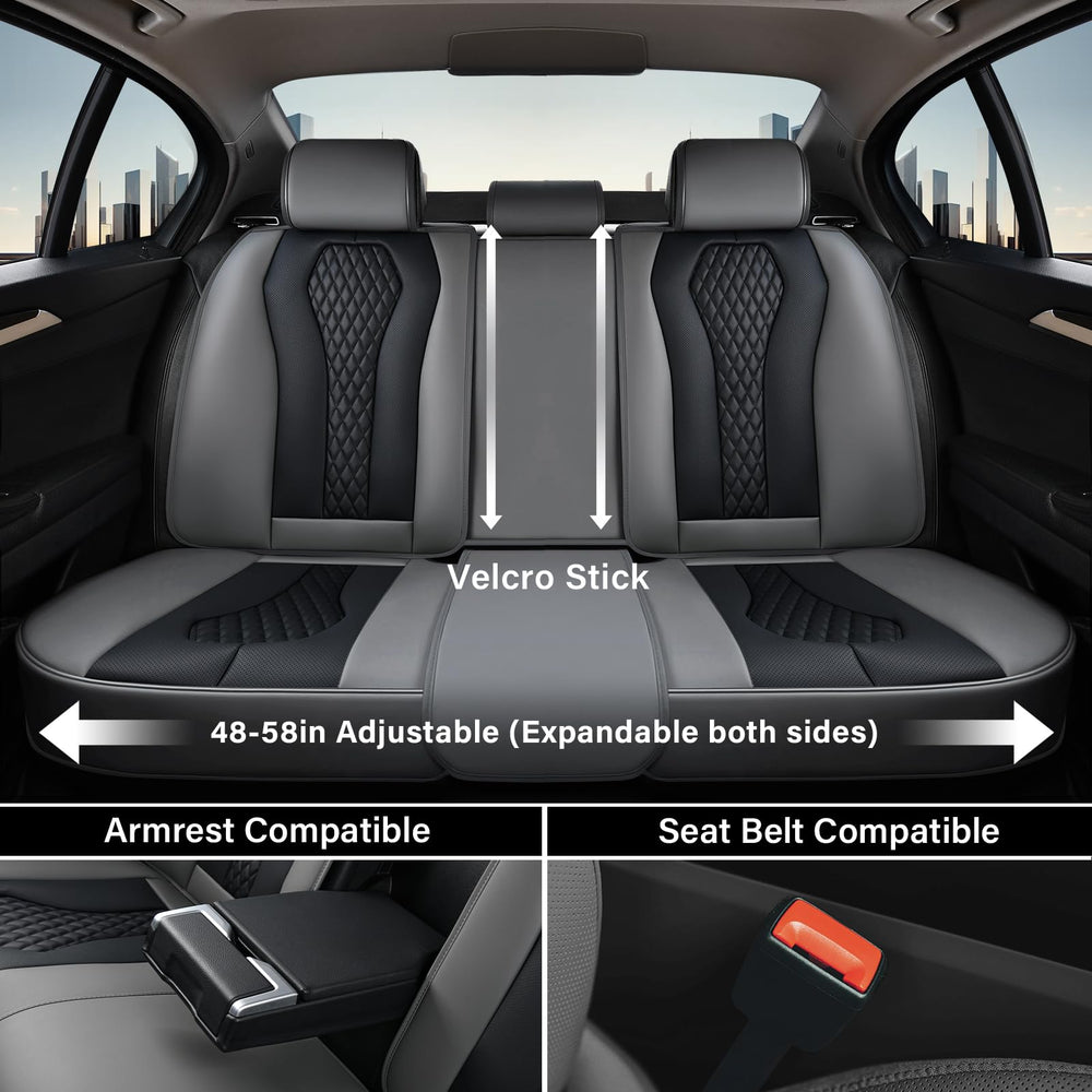 Coverado universal-fit claim fits most vehicles while preserving airbags.