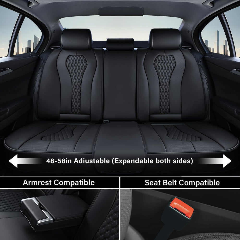 Coverado waterproof leather-look protects seats while maintaining a premium feel