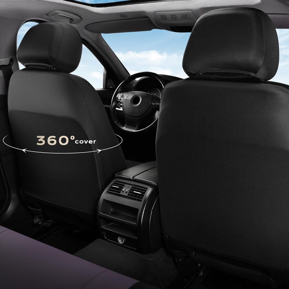 Coverado waterproof leather texture protects against rain and messes