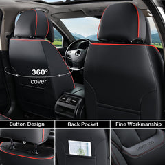 Coverado waterproof Nappa leather test suggests spill protection and easy cleaning.