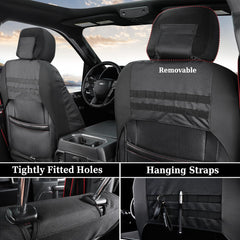 Coverado waterproof Oxford seat protector guards against dust and damage.