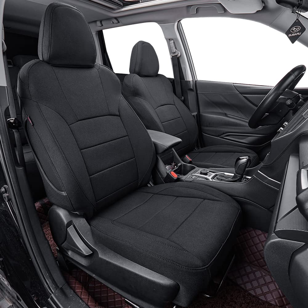 Coverdream Forester front seat cover demonstrates precise fit and protection.