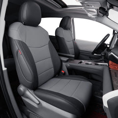 Coverdream leather seat covers for Toyota Sienna front row fit and protection.